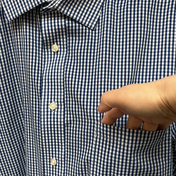 Chaps essentials/wrinkles free regular fit button down shirt 👔 - Picture 4 of 9